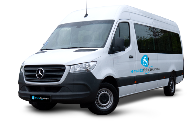 Mietliegewagen Ersatzfahrzeug - Mercedes-Benz Sprinter Automatik mit Fahrtrage und Tragestuhl und Rampe oder Lift